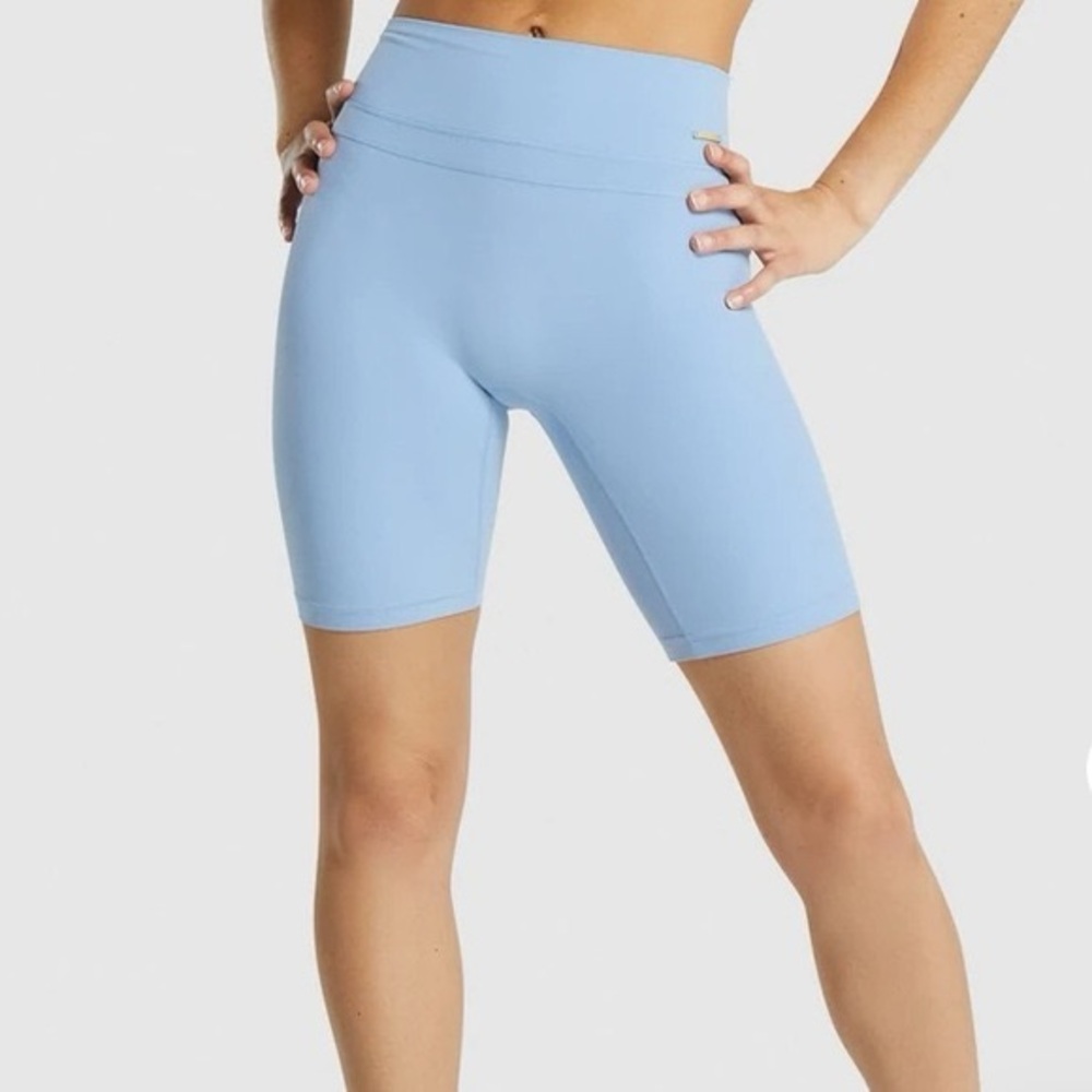 Gymshark Women's Sky Blue Bike Shorts